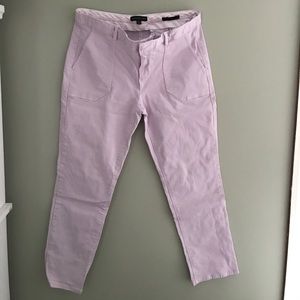 Women's lilac ankle pants